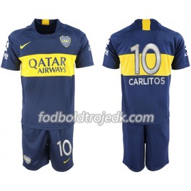 Boca Juniors Carlitos 10 Børn Hjemme 2018/19 - Fodboldtrøjer(S/S)